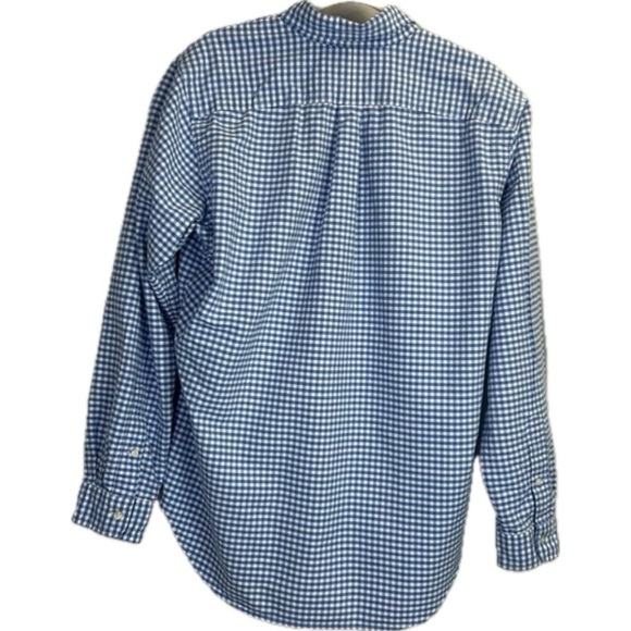 Ralph Lauren Classic Fit Checkered Long Sleeve Button Down Shirt Size L - Picture 5 of 8